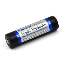 KeepPower 18650 3000mAh (skyddad) - 15A