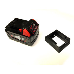 Batterihållare för Milwaukee 18v