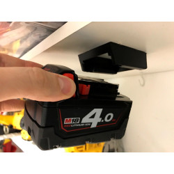 Batterihållare för Milwaukee 18v