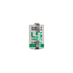 SAFT LS14250 / ½AA Lithium batteri 3.6V med lödstrips